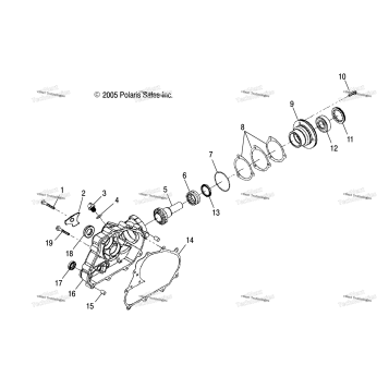 DRIVE ASSEMBLY, REAR /AB