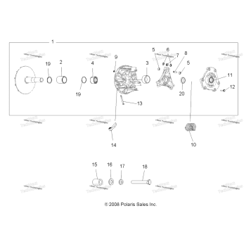 DRIVE TRAIN, PRIMARY CLUTCH