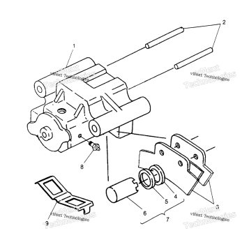 REAR BRAKE ASSEMBLY 6X6 400L