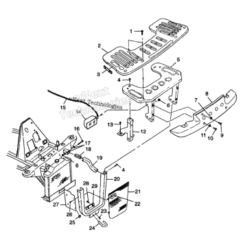 FRONT RACK & UMPER MOUNTING S98CH50E (4950135013A009)