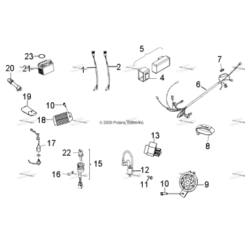 ELECTRICAL, SWITCHES, HARNESS & INDICATORS