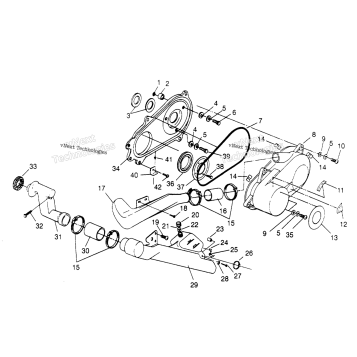 CLUTCH COVER ASSEMBLY 6X6 400L, U.S. W 958740, SWEDISH S958740 & NORWEGIA