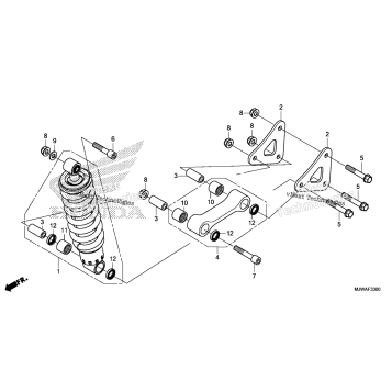 REAR SHOCK ABSORBER