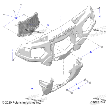 BODY, FRONT BUMPER & MOUNTING