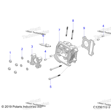 ENGINE, CYLINDER HEAD ASM
