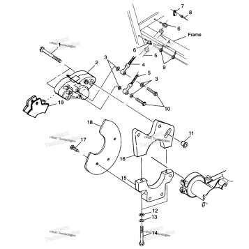 REAR CALIPER MOUNTING