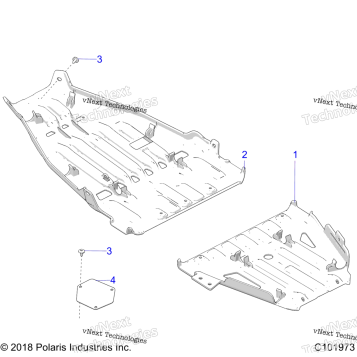 BODY, SKID PLATES