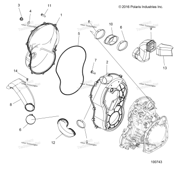 BODY, CLUTCH COVER