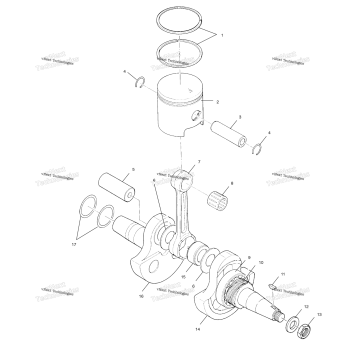 CRANKSHAFT & PISTON