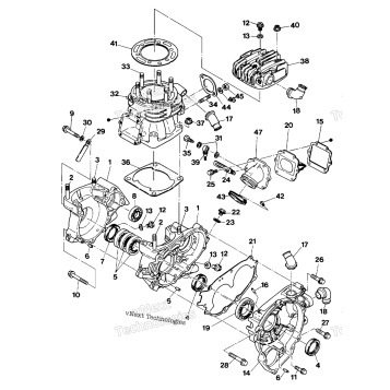 CRANKCASE & CYLINDER ASSEMBLY