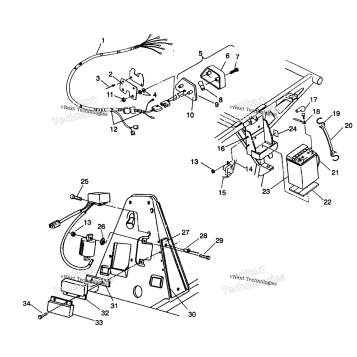 ELECTRICAL/TAILLIGHT ASSEMBLY TRAIL BOSS