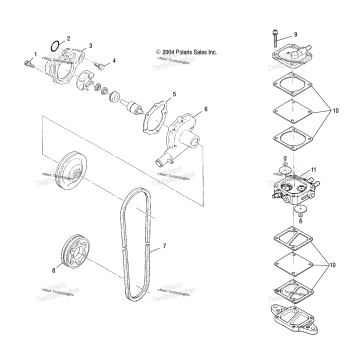 WATER PUMP/FUEL PUMP /BE