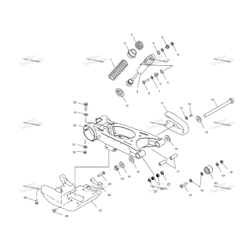 SWING ARM & REAR SHOCK