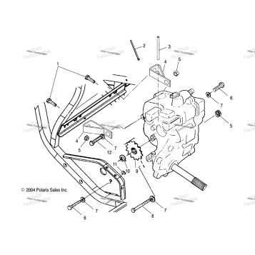GEARCASE MOUNTING