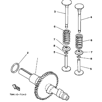 CAMSHAFT - VALVE