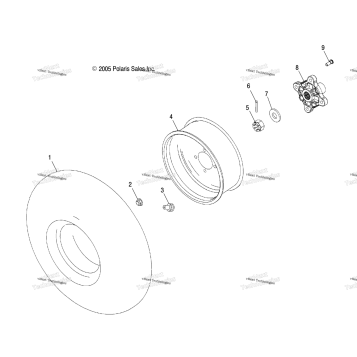 WHEEL, REAR
