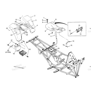 REAR CAB ASSEMBLY 6X6 300