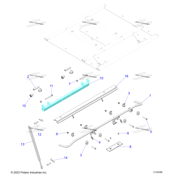 BODY, DUMP BOX LEVER & SHOCK MOUNTING