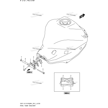 FUEL TANK BRACKET (GSX-S1000RQM4 E28)