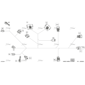 ELECTRIC - STEERING WIRING HARNESS - 278004326
