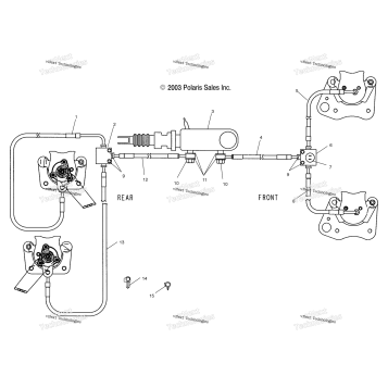 BRAKE LINES/MASTER CYLINDER /A04RD50AA/AB/AC/A04RF50AA