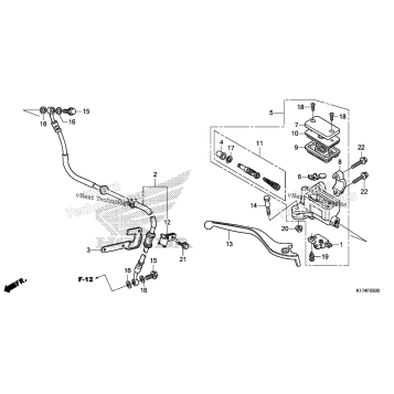FRONT BRAKE MASTER CYLINDER