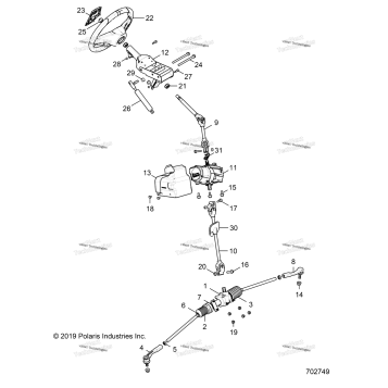 STEERING, STEERING ASM