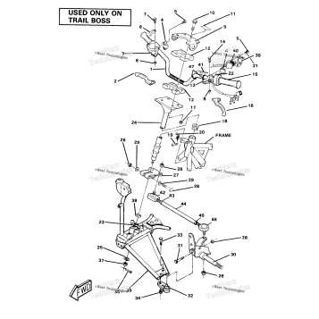 STEERING ASSEMBLYTRAIL BOSS