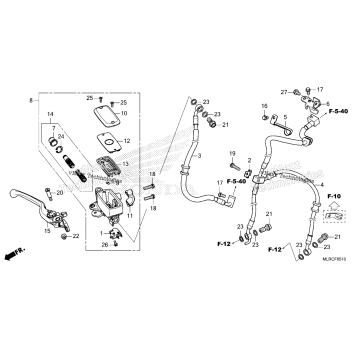 FRONT BRAKE MASTER CYLINDER
