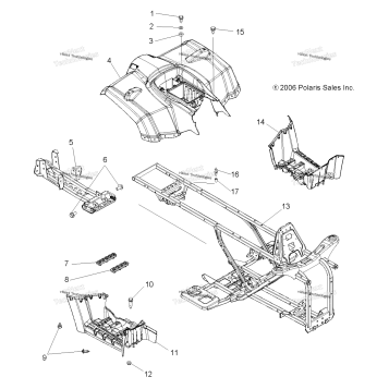 CAB, REAR, FRAME & FOOTWELLS