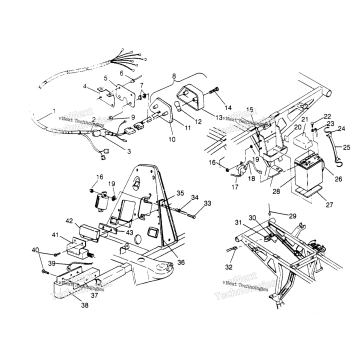 ELECTRICAL/TAILLIGHT ASSEMBLY 6X6 400L