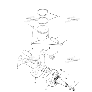 CRANKSHAFT & PISTON TRAIL BLAZER