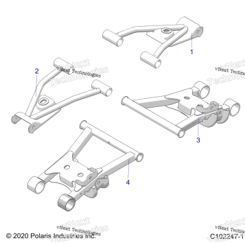 SUSPENSION, MIDDLE CONTROL ARMS