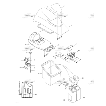 FRONT STORAGE COMPARTMENT