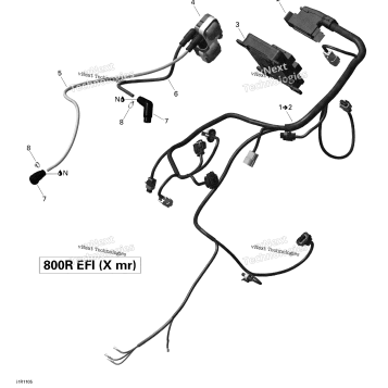 ENGINE HARNESS AND ELECTRONIC MODULE
