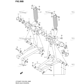 REAR AXLE HOUSING (MODEL K1/K2)