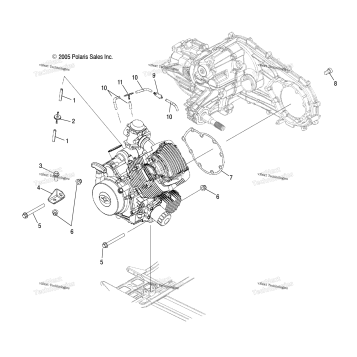 ENGINE MOUNTING /LD27FB