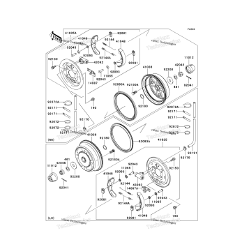 FRONT HUBS/BRAKES