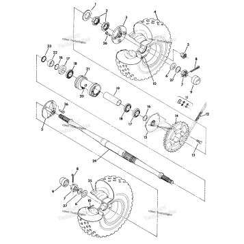 REAR WHEEL DRIVE ASSEMBLY