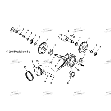 ENGINE, CRANKSHAFT & PISTON