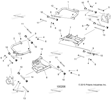 SUSPENSION, REAR CONTROL ARMS