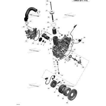 PTO COVER AND MAGNETO