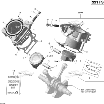 CYLINDER AND PISTON