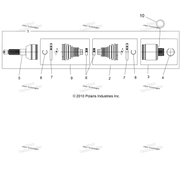 DRIVE TRAIN, REAR DRIVE SHAFT