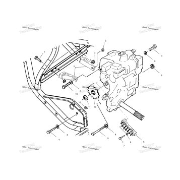 GEARCASE MOUNTING A01BG50AA