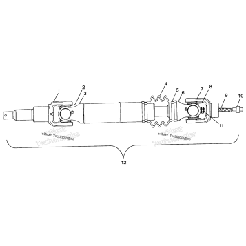 REAR DRIVE SHAFT