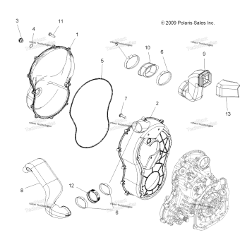 BODY, CLUTCH COVER