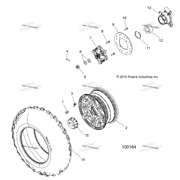 WHEELS, REAR A16DAE57A9/AM