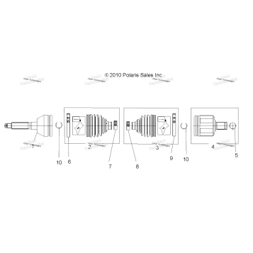 DRIVE TRAIN, FRONT DRIVE SHAFT