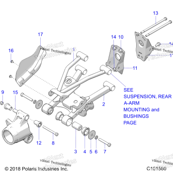 SUSPENSION, REAR A19SDE57F1/SDA57F1